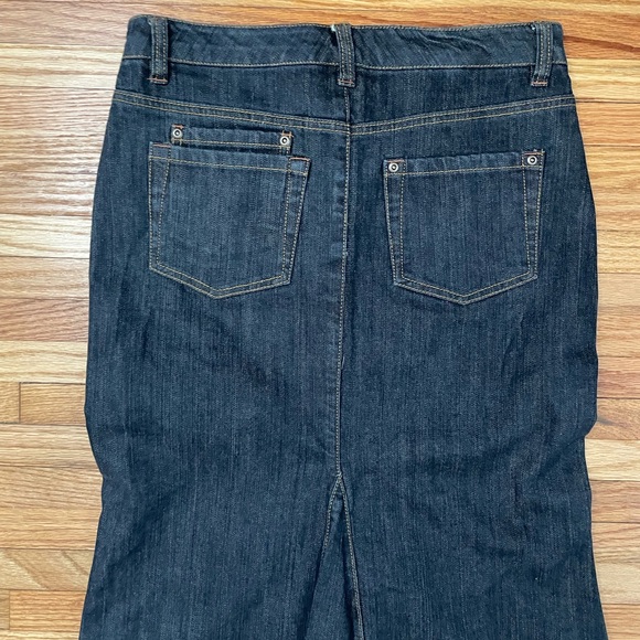 Denim Maxi Skirt - Picture 8 of 11